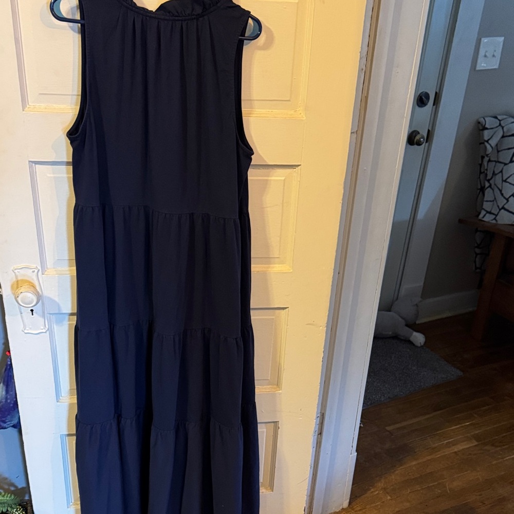 Lilly Pulitzer Malone Navy Blue Maxi Dress XXL - Picture 9 of 9